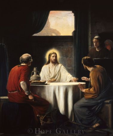 Cristo en Emaús