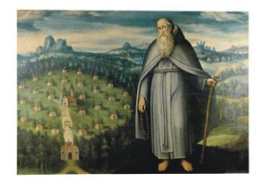 San Romualdo mira las ermitas