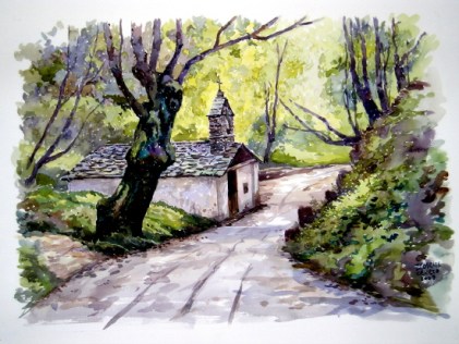 Ermita junto al camino