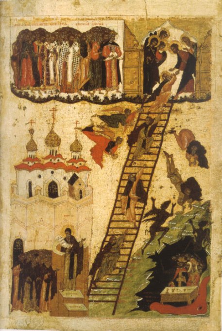Escuela Novgorod de Finales del siglo XV. Temple sobre madera. tamaño -63 x 44 cm