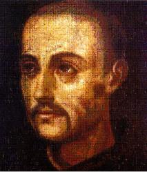 San Juan de Dios - Pedro de Raxis - Considerado el verdadero retrato del Santo que fue pintado el mismo año de su muerte y sirvió de referencia a pintores posteriores