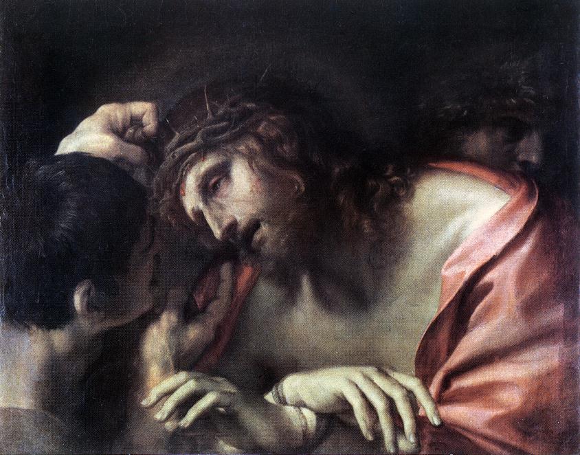 La burla de Cristo y su infinita paciencia - Annibale Carracci